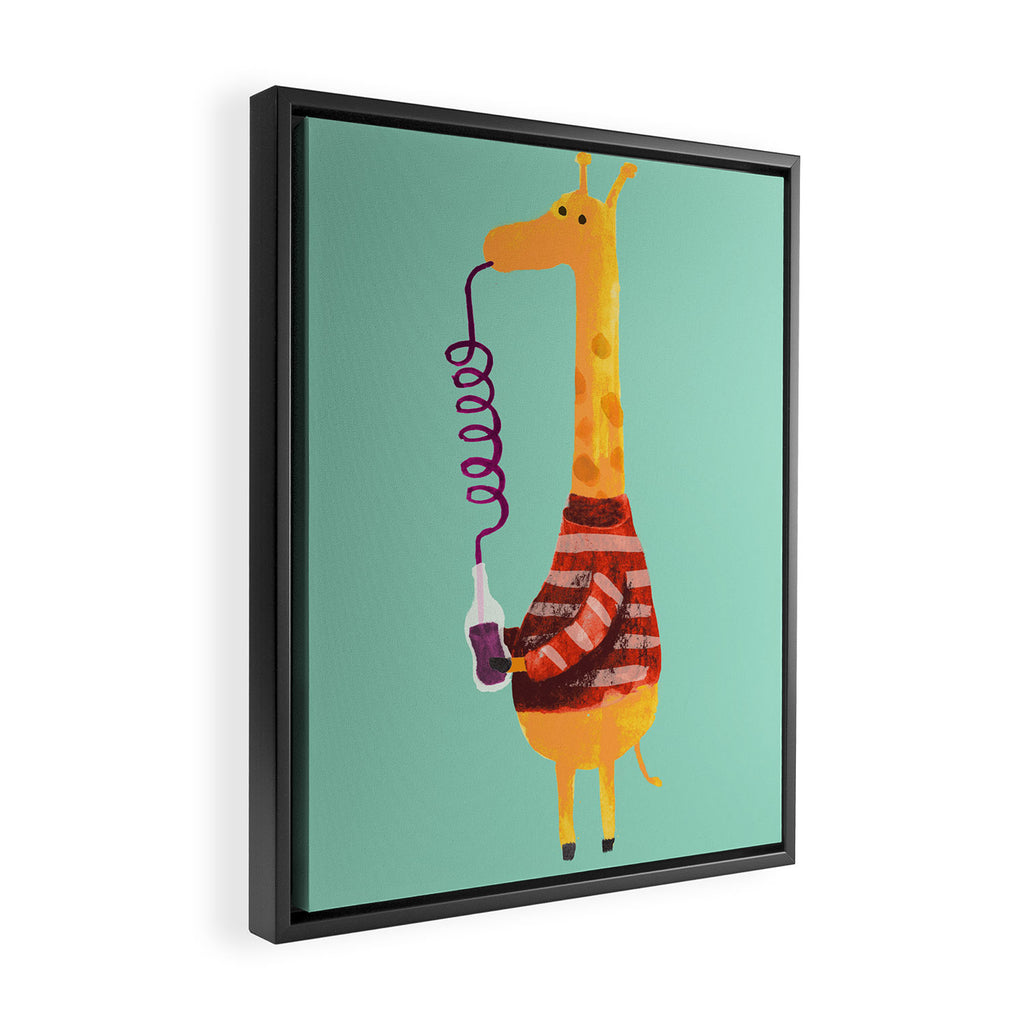 Crazy Straw Framed Canvas Print Gallery Image 2