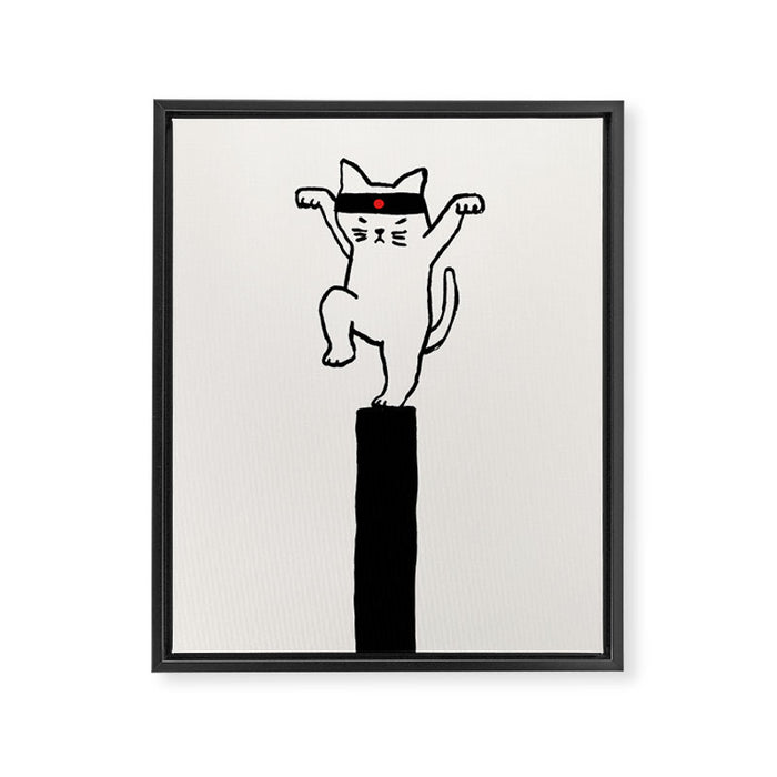 Cute and deadly Framed Canvas Print Gallery Image 1