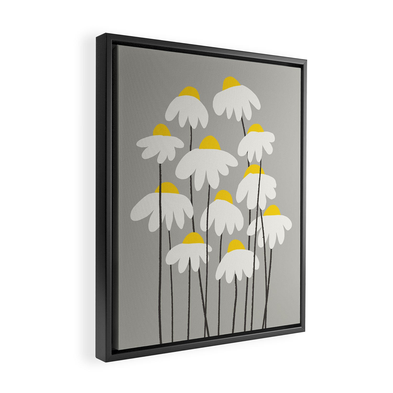 Daisy Framed Canvas Print Gallery Image 2