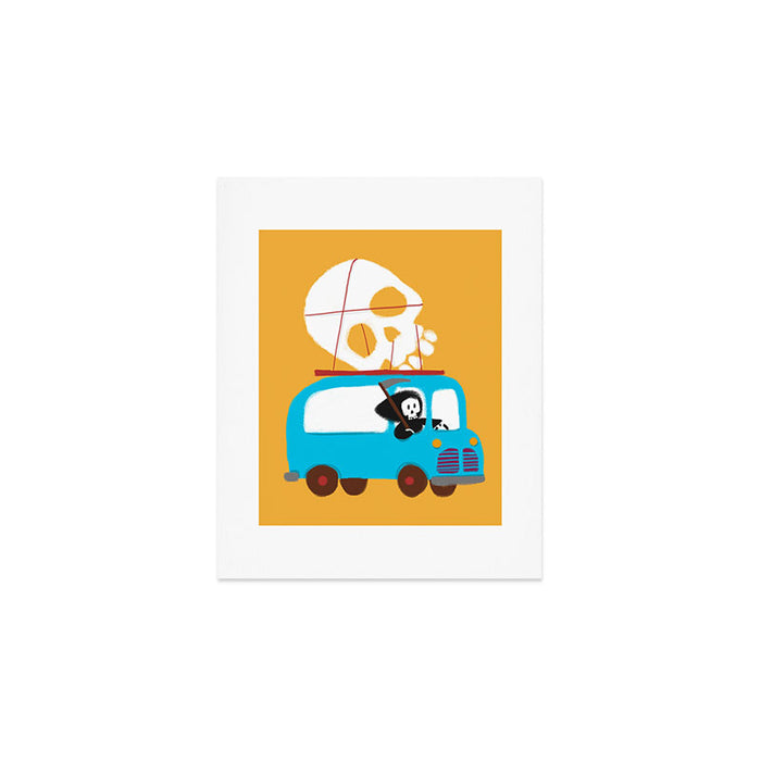 Death on wheels Art Print Gallery Image 1