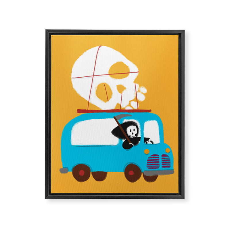 Death on wheels Framed Canvas Print Gallery Image 8
