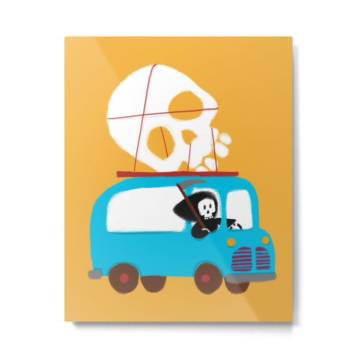 Death on wheels Metal Print Gallery Image 1