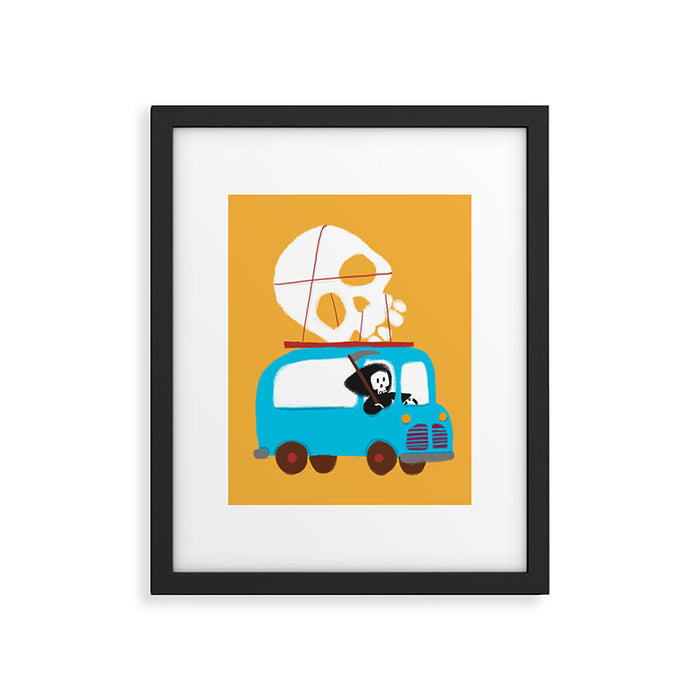 Death on wheels Framed Art Print Gallery Image 1