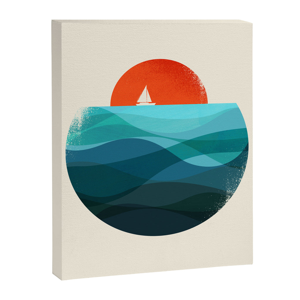 Deep blue ocean Canvas Print Gallery Image 6