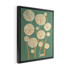 Deep in the jungle, the tiger roams Framed Canvas Print Gallery Image 2