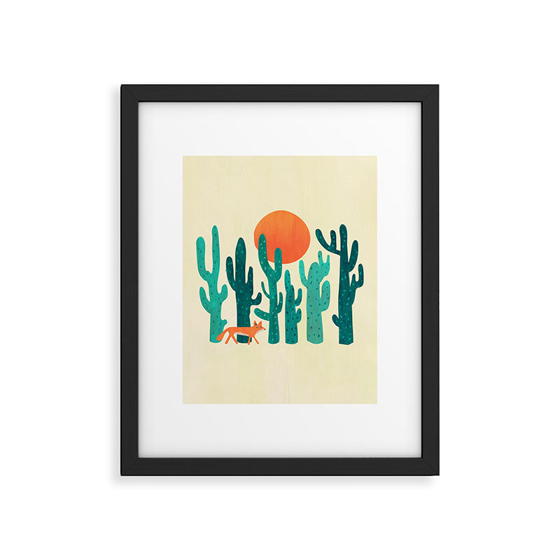 Desert fox Framed Art Print Gallery Image 5