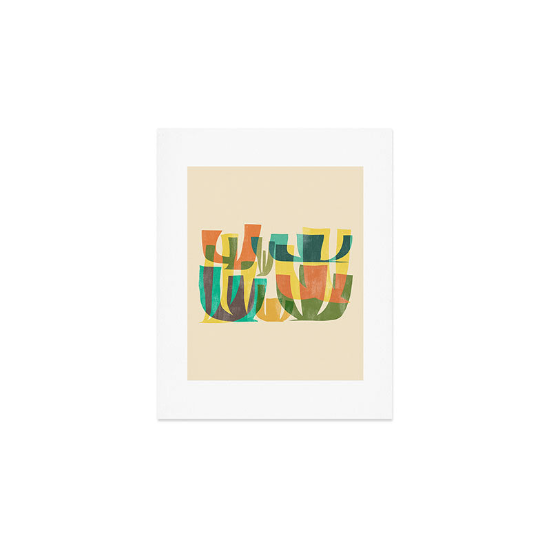 Desert vegetation Art Print Gallery Image 1