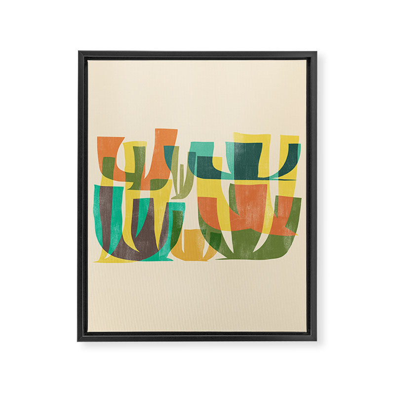 Desert vegetation Framed Canvas Print Gallery Image 6