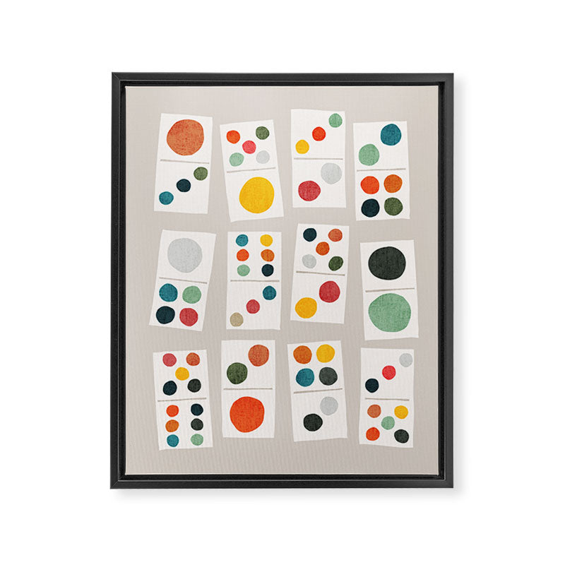 Domino Framed Canvas Print Gallery Image 8