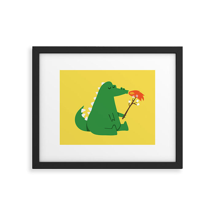 Dragon and Marshmallow Framed Art Print Gallery Image 1