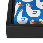 Duck duck duck Framed Canvas Print Gallery Image 3
