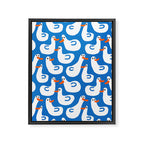 Duck duck duck Framed Canvas Print Gallery Image 6