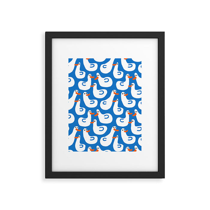 Duck duck duck Framed Art Print Gallery Image 1