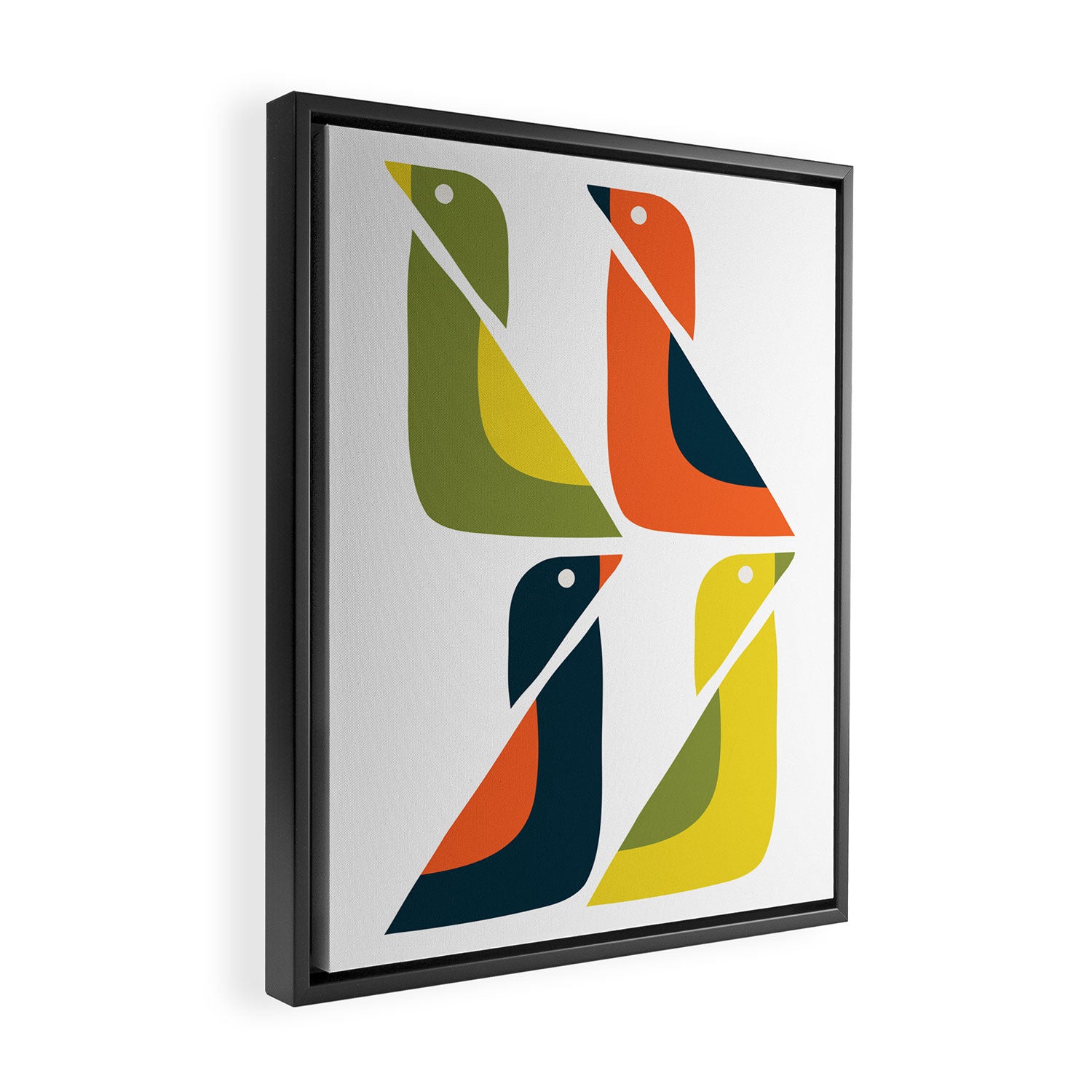 Duck Duck Framed Canvas Print Gallery Image 2