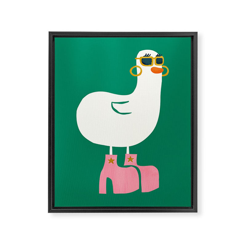 Duck-o-licious Framed Canvas Print Gallery Image 6