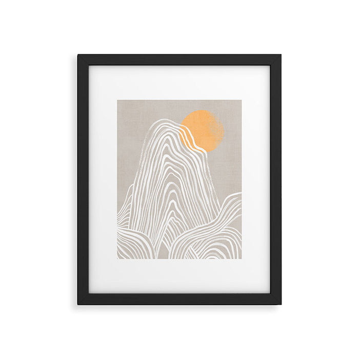 Echo mountain Framed Art Print Gallery Image 1