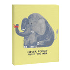 Elephant never forgets Canvas Print Gallery Image 8