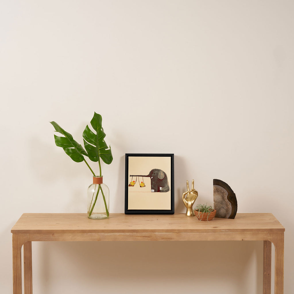 Elephant Swing Framed Canvas Print Gallery Image 4