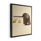 Elephant Swing Framed Canvas Print Gallery Image 2