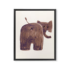 Elephant's butt Framed Canvas Print Gallery Image 6