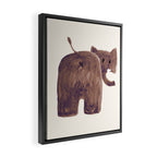 Elephant's butt Framed Canvas Print Gallery Image 2