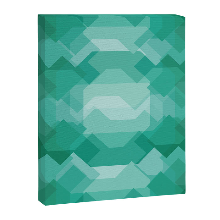 Emerald gem stone Canvas Print Gallery Image 1