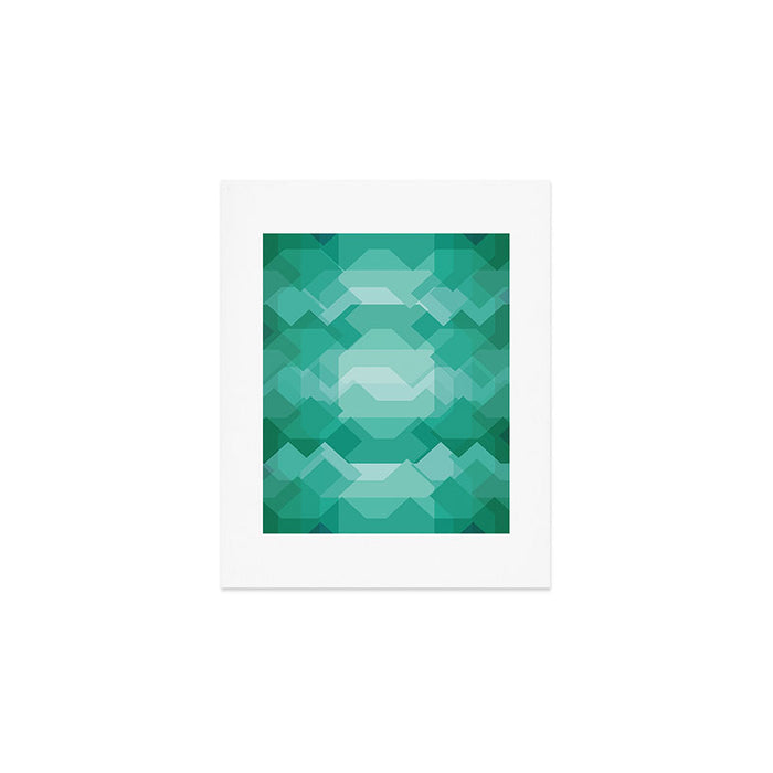 Emerald gem stone Art Print Gallery Image 1