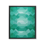 Emerald gem stone Framed Canvas Print Gallery Image 8