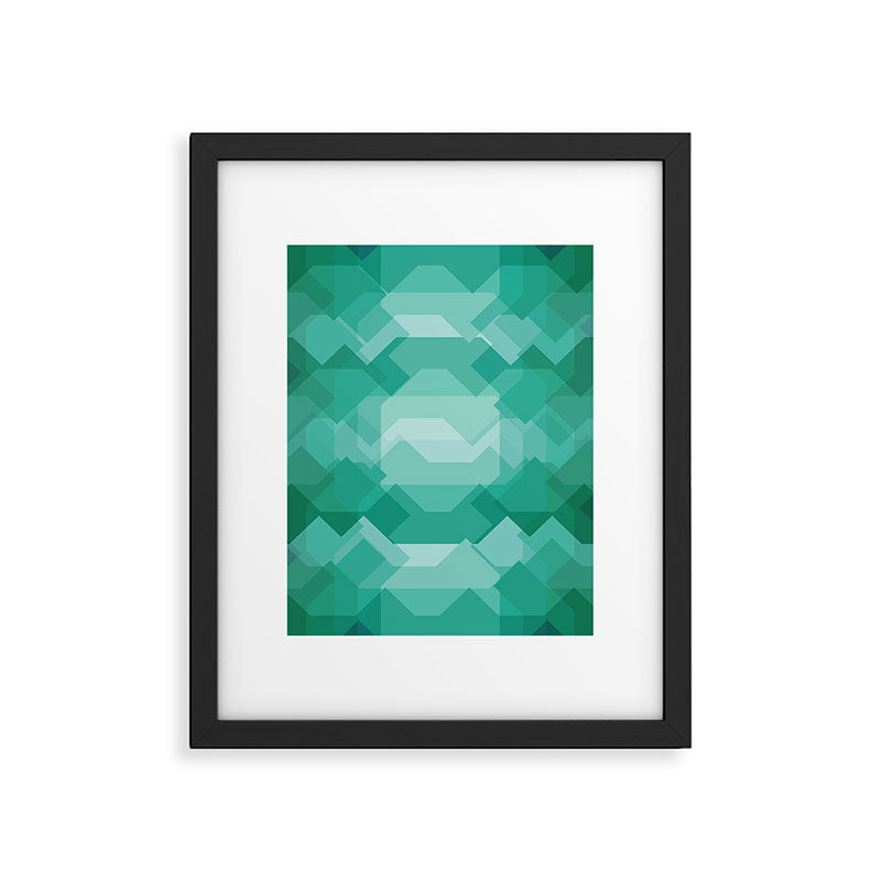 Emerald gem stone Framed Art Print Gallery Image 4