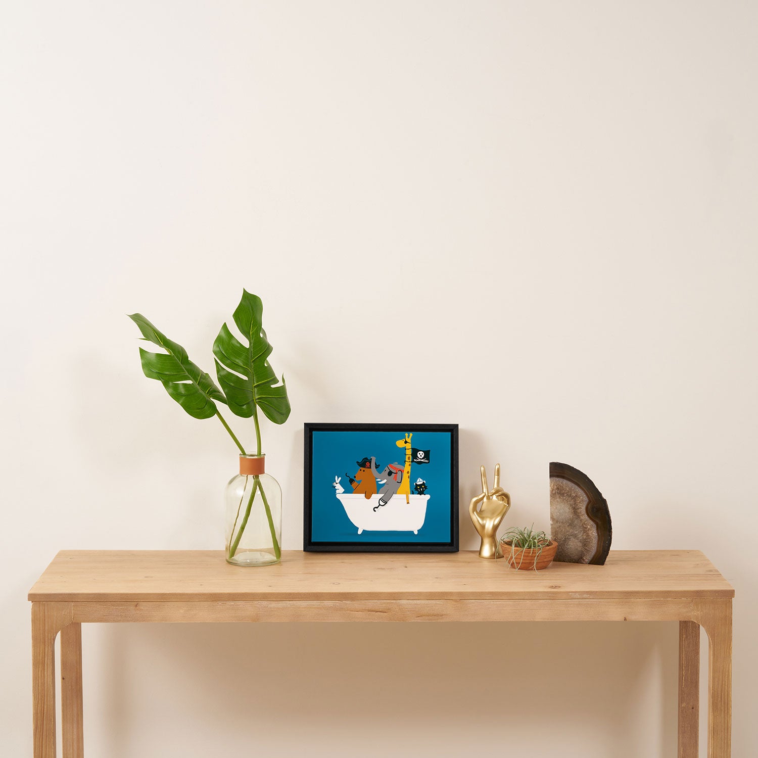 Everybody wants to be the pirate Framed Canvas Print Gallery Image 4