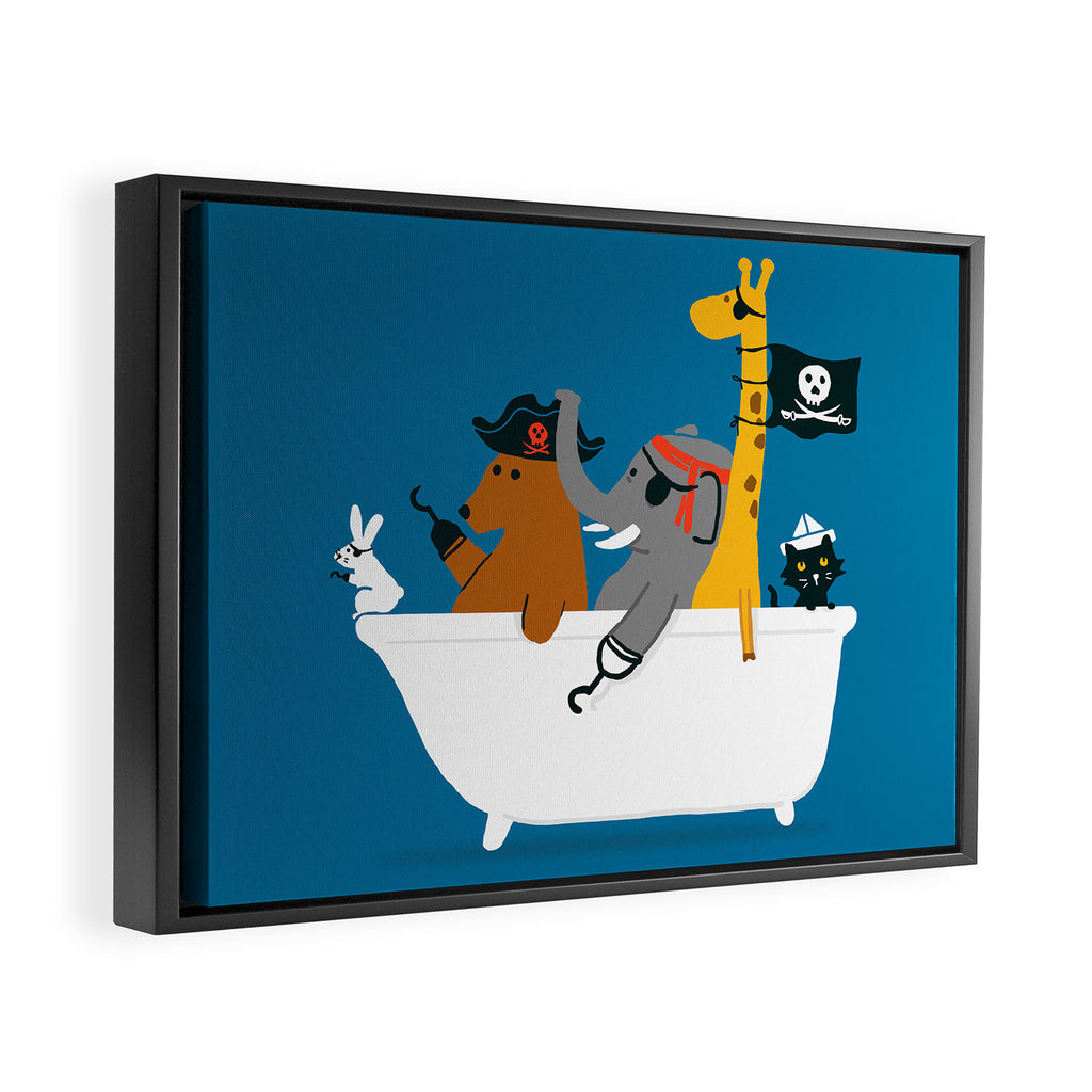 Everybody wants to be the pirate Framed Canvas Print Gallery Image 2