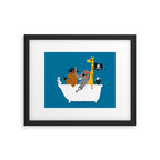 Everybody wants to be the pirate Framed Art Print Gallery Image 5