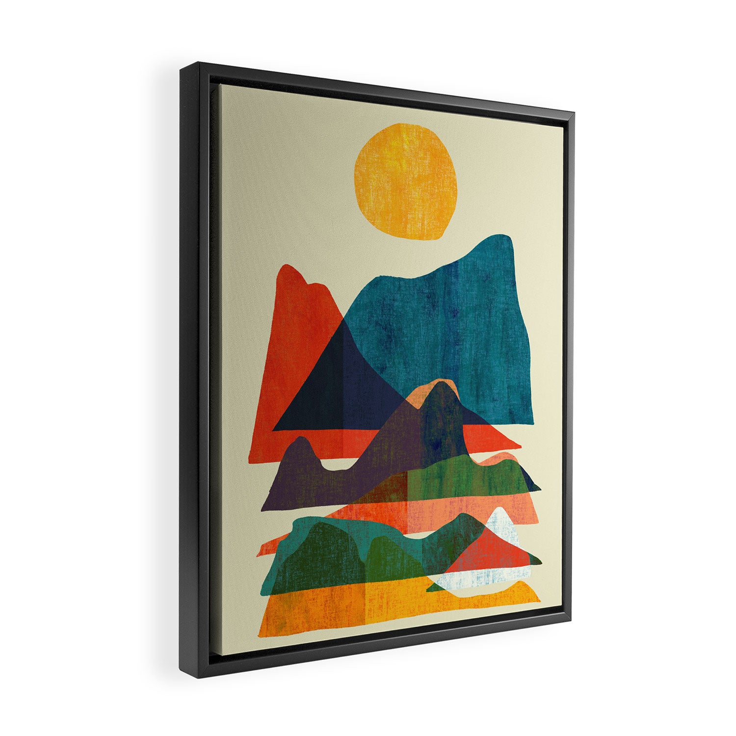 Everything is beautiful under the sun Framed Canvas Print Gallery Image 2