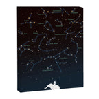Falling star constellation Canvas Print Gallery Image 6