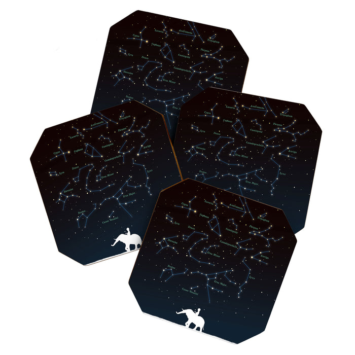 Falling star constellation Coaster Gallery Image 1
