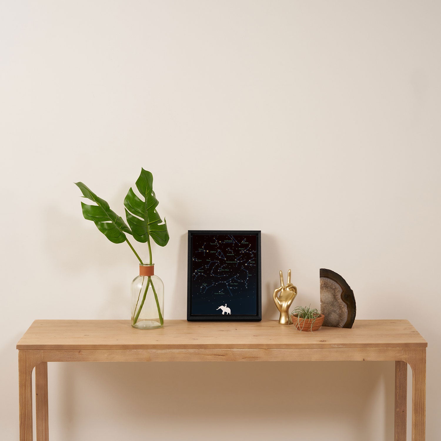 Falling star constellation Framed Canvas Print Gallery Image 4