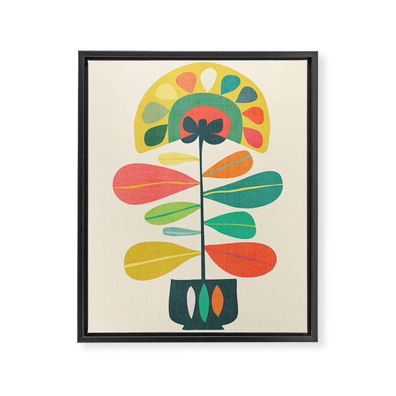 Fan Flower Framed Canvas Print Gallery Image 6