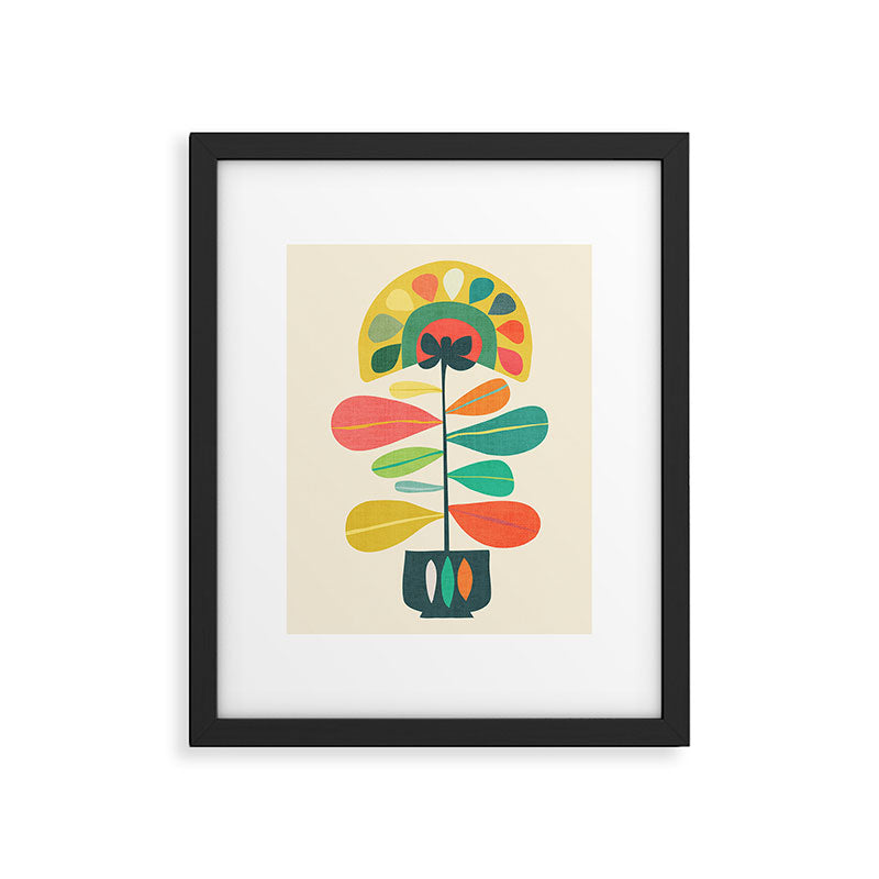 Fan Flower Framed Art Print Gallery Image 5