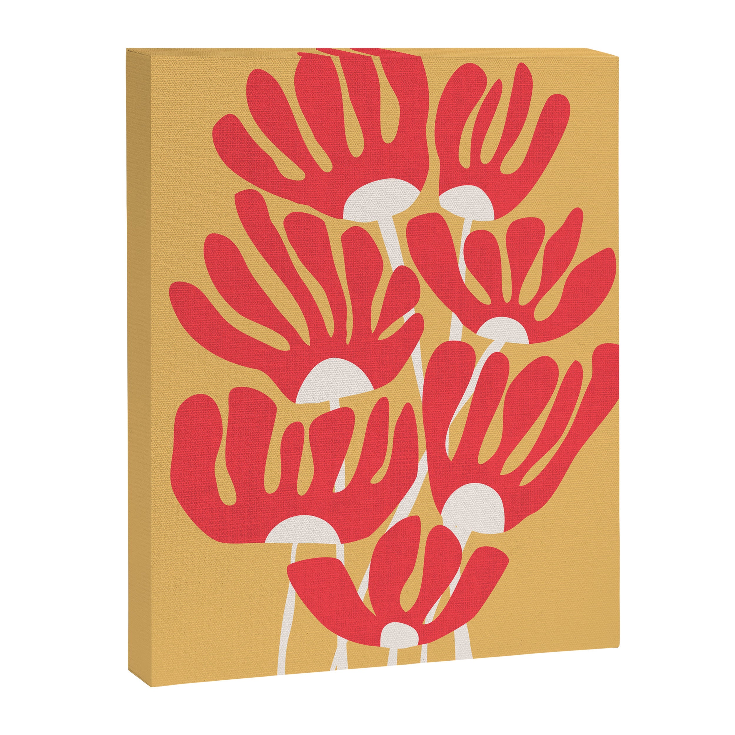Fiery flowers Canvas Print Gallery Image 6