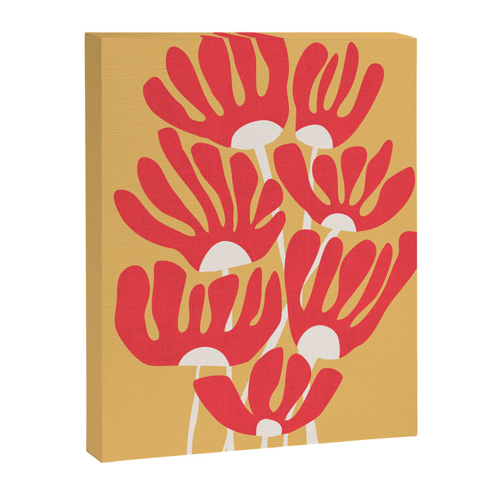 Fiery flowers Canvas Print Gallery Image 1