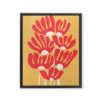 Fiery flowers Framed Canvas Print Gallery Image 6