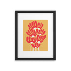 Fiery flowers Framed Art Print Gallery Image 5