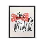 fifi - puppy Framed Canvas Print Gallery Image 6