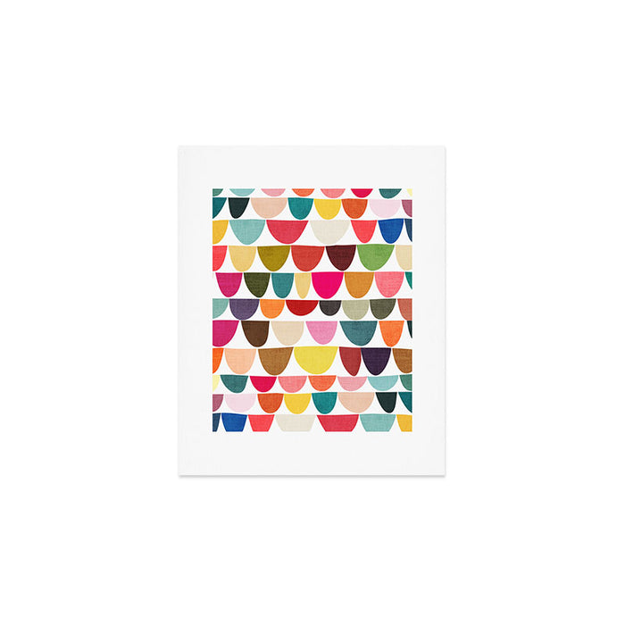 Fish scales pattern Art Print Gallery Image 1