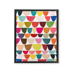 Fish scales pattern Framed Canvas Print Gallery Image 6