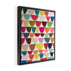 Fish scales pattern Framed Canvas Print Gallery Image 2