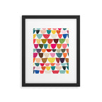 Fish scales pattern Framed Art Print Gallery Image 5