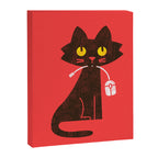 Fitz - Hungry hungry cat (and unfortunate mouse) Canvas Print Gallery Image 6