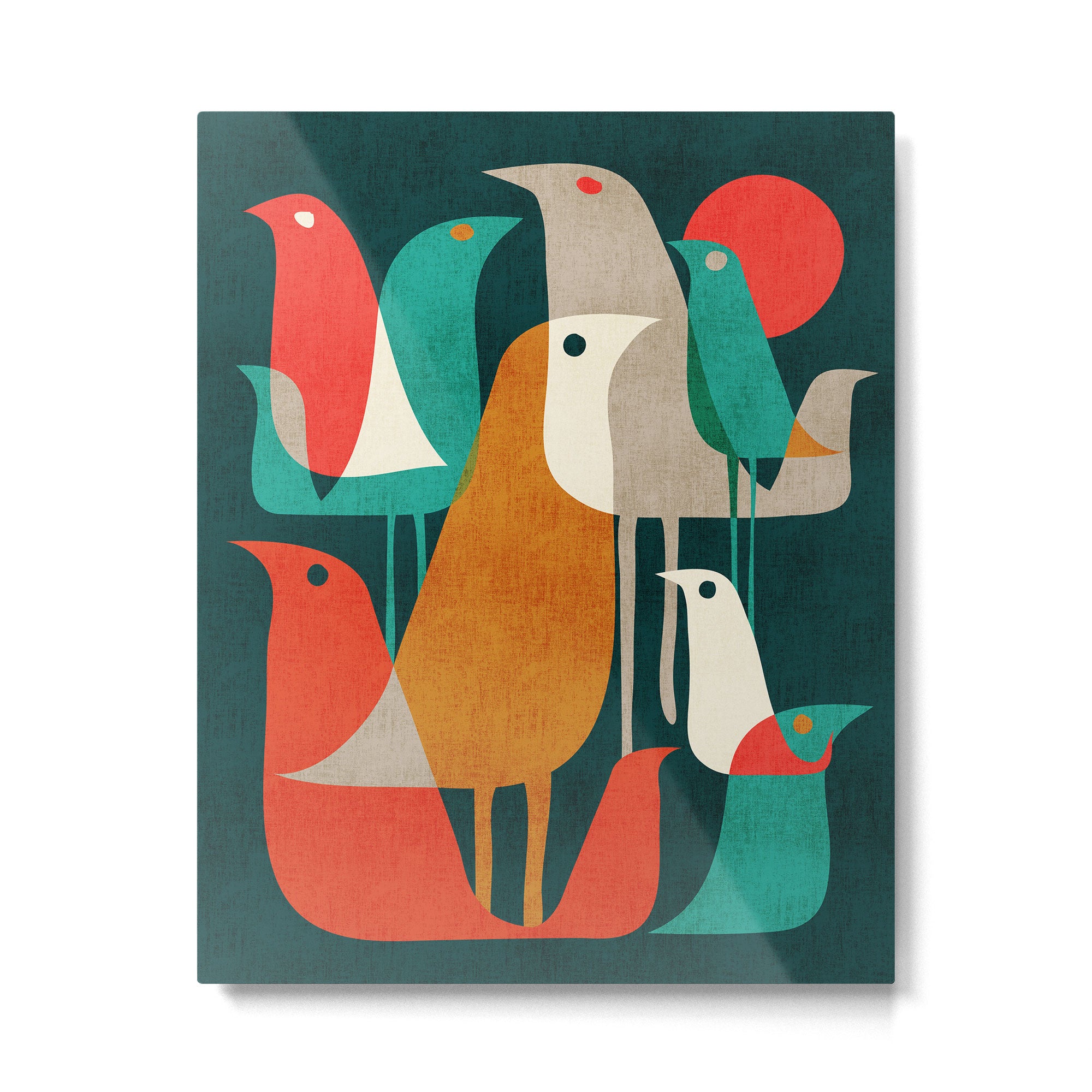 Flock of Birds Metal Print Gallery Image 4