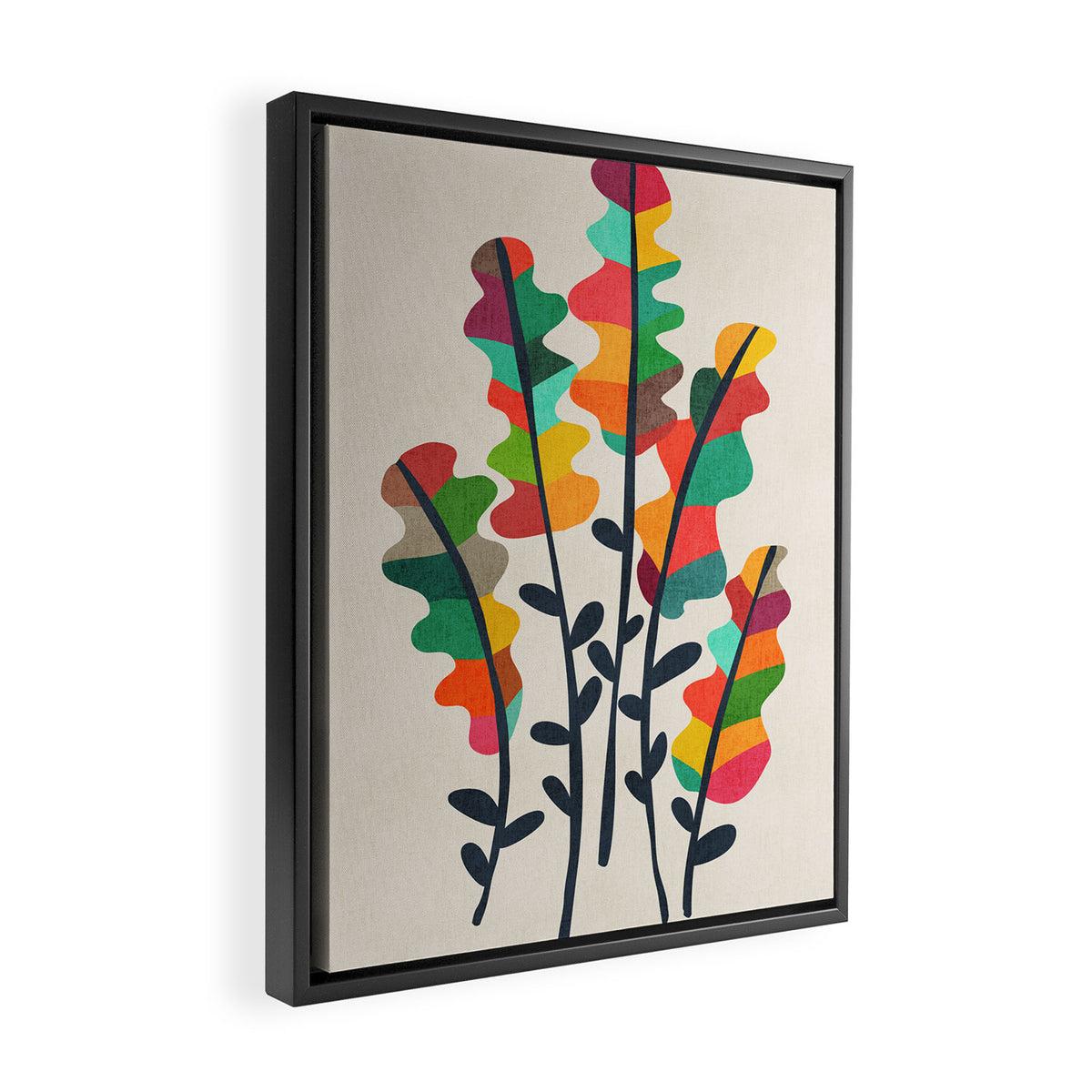 Flower from the meadow Framed Canvas Print Gallery Image 2